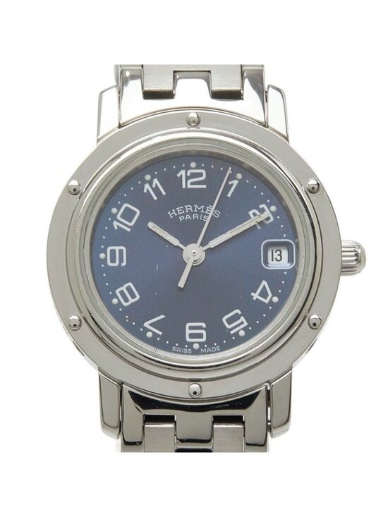 Hermes Clipper Watch Navy Silver Stainless Steel main image 5